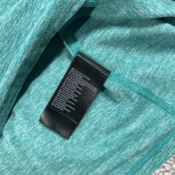 North Face 1/4 Zip Pullover Womens Large Performance Stretch Hiking Teal - Picture 7 of 14